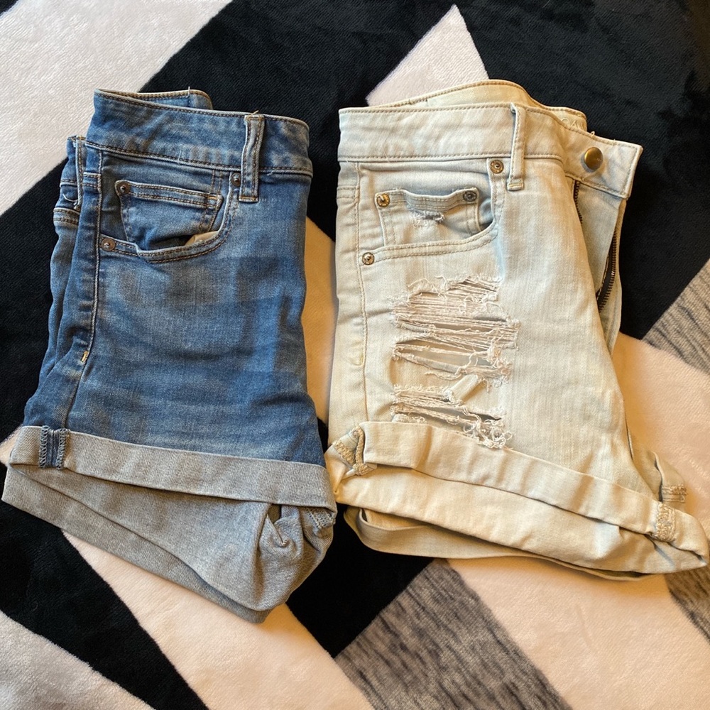 AEO high waisted shorts